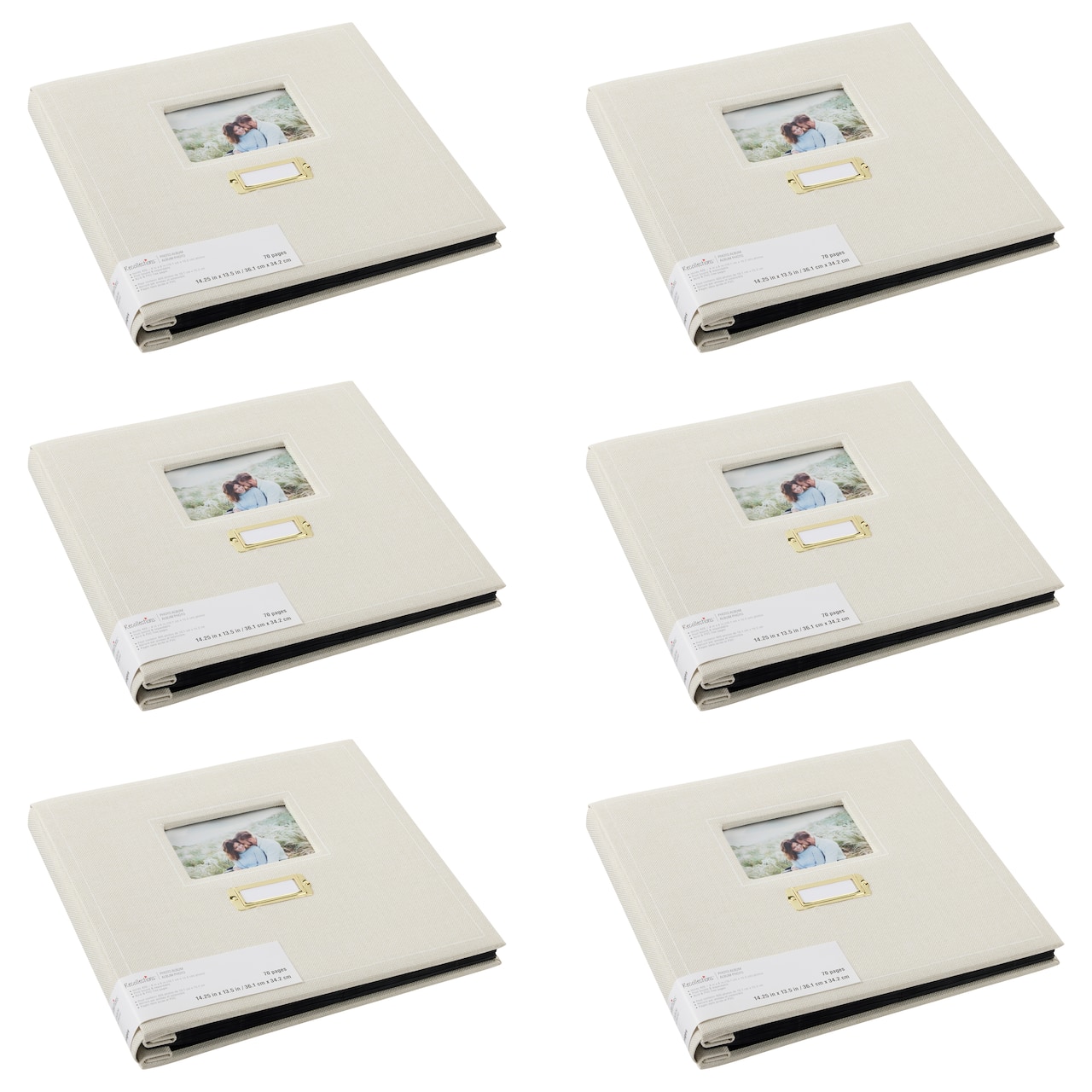 6 Pack: Cream & White Photo Album by Recollections™